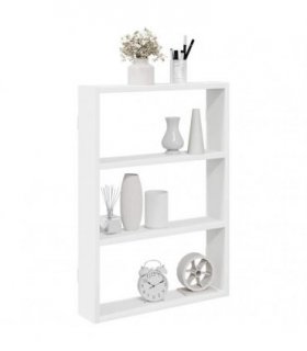 vidaXL Wall Shelf White 43x9x60 cm Engineered Wood