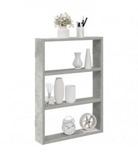 vidaXL Wall Shelf Concrete Grey 43x9x60 cm Engineered Wood