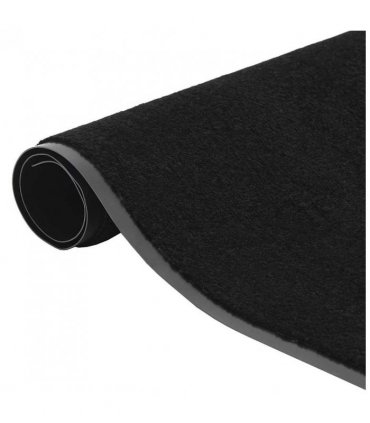 vidaXL Doormat Black 90x150 cm — Size: 90 x 150 cm — V0672059283