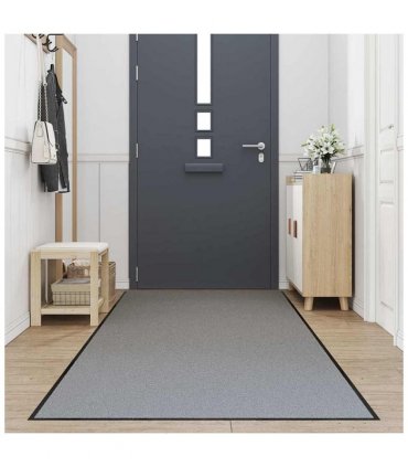 vidaXL Doormat Grey 115x500 cm — Size: 115 x 500 cm