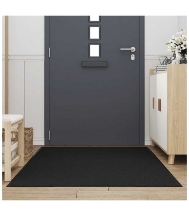 vidaXL Doormat Black 115x200 cm — Size: 115 x 200 cm — V0672059299