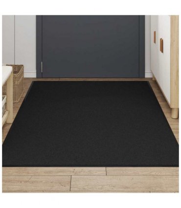 vidaXL Doormat Black 115x200 cm — Size: 115 x 200 cm — V0672059299
