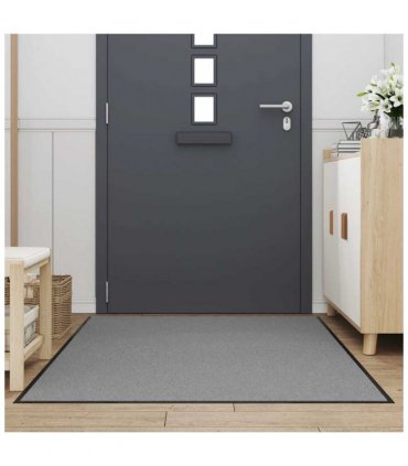 vidaXL Doormat Grey 115x200 cm — Size: 115 x 200 cm