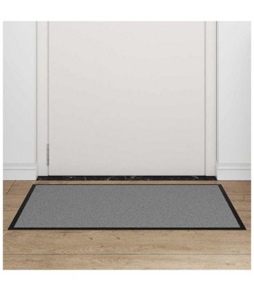 vidaXL Doormat Grey 60x90 cm — Size: 60 x 90 cm