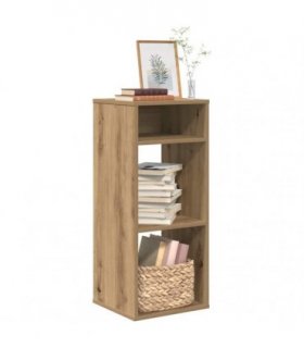 vidaXL Book Cabinet Artisan Oak 34x31x80 cm Engineered Wood — Size: 34 x 31 x 80 cm