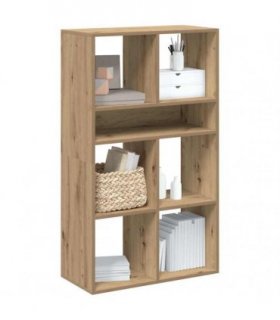 vidaXL Book Cabinet Artisan Oak 66x31x112 cm Engineered Wood — Size: 66 x 31 x 112 cm