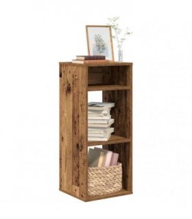vidaXL Book Cabinet Old Wood 34x31x80 cm Engineered Wood — Size: 34 x 31 x 80 cm