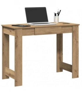vidaXL Desk Artisan Oak 100x45x75 cm Engineered Wood