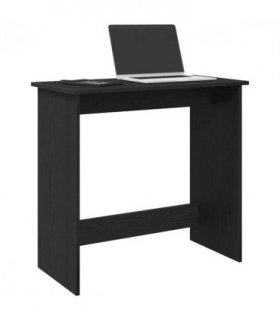 vidaXL Desk Black 80x40x75 cm Engineered Wood
