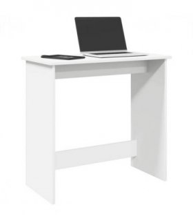 vidaXL Desk White 80x40x75 cm Engineered Wood — V0672059461