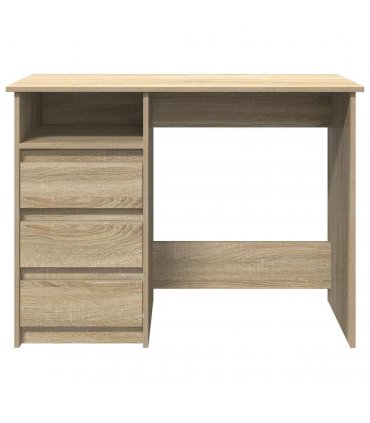 vidaXL Desk Sonoma Oak 102x50x75 cm Engineered Wood