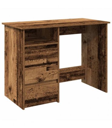 vidaXL Desk Old Wood 102x50x75 cm Engineered Wood
