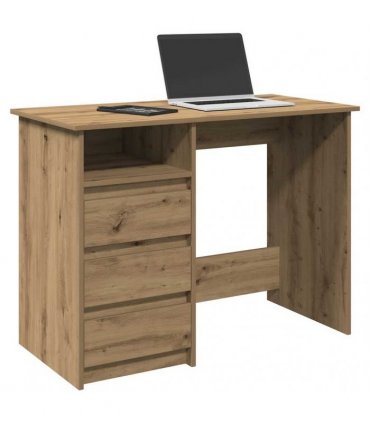 vidaXL Desk Artisan Oak 102x50x75 cm Engineered Wood
