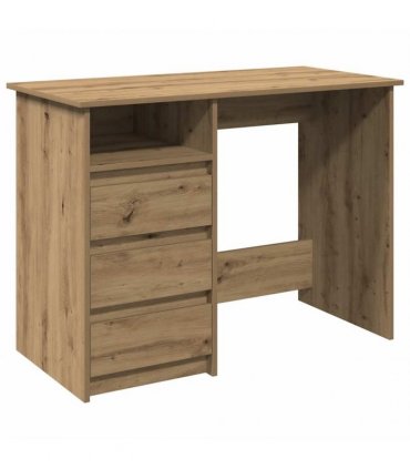 vidaXL Desk Artisan Oak 102x50x75 cm Engineered Wood