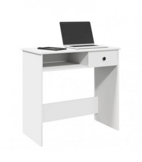 vidaXL Desk White 80x40x75 cm Engineered Wood — V0672059472