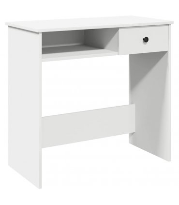 vidaXL Desk White 80x40x75 cm Engineered Wood — V0672059472