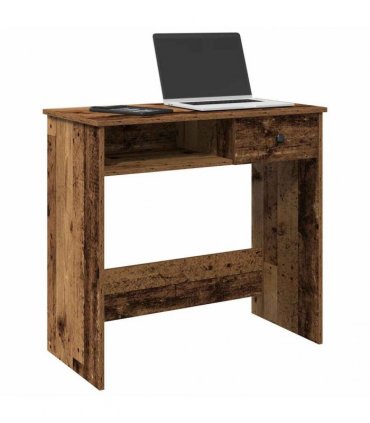 vidaXL Desk Old Wood 80x40x75 cm Engineered Wood — V0672059474