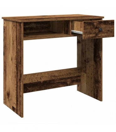 vidaXL Desk Old Wood 80x40x75 cm Engineered Wood — V0672059474
