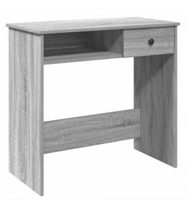 vidaXL Desk Grey Sonoma 80x40x75 cm Engineered Wood — V0672059475