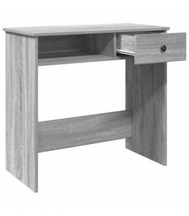 vidaXL Desk Grey Sonoma 80x40x75 cm Engineered Wood — V0672059475