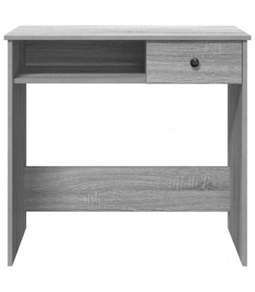 vidaXL Desk Grey Sonoma 80x40x75 cm Engineered Wood — V0672059475