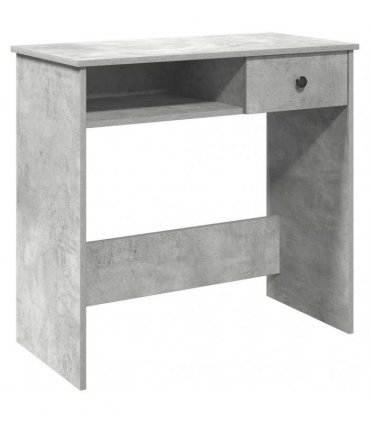 vidaXL Desk Concrete Grey 80x40x75 cm Engineered Wood — V0672059476