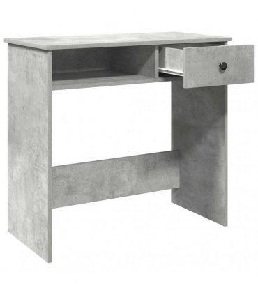 vidaXL Desk Concrete Grey 80x40x75 cm Engineered Wood — V0672059476