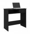 vidaXL Desk Black 80x40x75 cm Engineered Wood — V0672059477