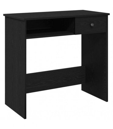 vidaXL Desk Black 80x40x75 cm Engineered Wood — V0672059477