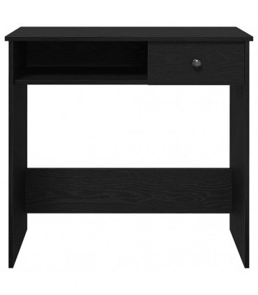vidaXL Desk Black 80x40x75 cm Engineered Wood — V0672059477