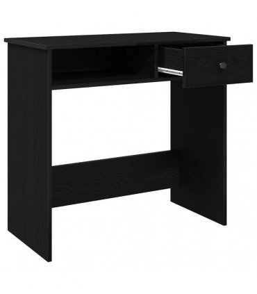 vidaXL Desk Black 80x40x75 cm Engineered Wood — V0672059477