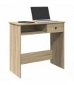 vidaXL Desk Sonoma Oak 80x40x75 cm Engineered Wood — V0672059478