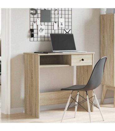vidaXL Desk Sonoma Oak 80x40x75 cm Engineered Wood — V0672059478