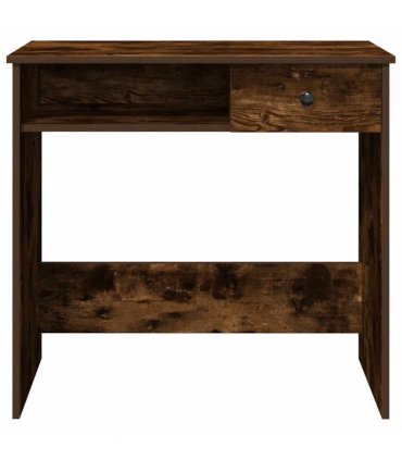 vidaXL Desk Smoked Oak 80x40x75 cm Engineered Wood — V0672059479