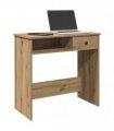 vidaXL Desk Artisan Oak 80x40x75 cm Engineered Wood — V0672059480