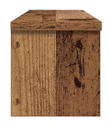 vidaXL Kitchen Racks Stackable 2 pcs Old Wood 60x15x16 cm — Size: 60 x 15 x 16 cm