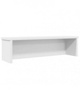 vidaXL Kitchen Rack Stackable White 60x15x16 cm Engineered Wood — Size: 60 x 15 x 16 cm