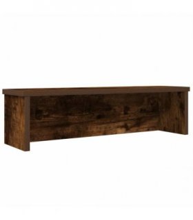 vidaXL Kitchen Rack Stackable Smoked Oak 60x15x16 cm Engineered Wood — Size: 60 x 15 x 16 cm