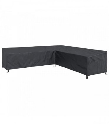 vidaXL Furniture Cover Black 325 x 325 x 80 cm 210D Oxford Fbric — Model: Middle version