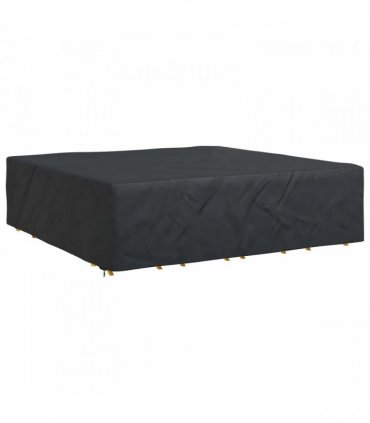 vidaXL Furniture Cover Plain Black 260 x 260 x 90 cm 210D