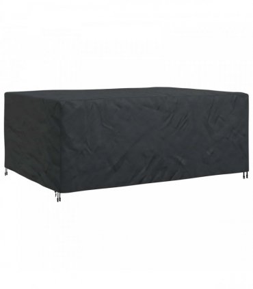 vidaXL Furniture Cover Plain Black 280 x 204 x 106 cm 210D