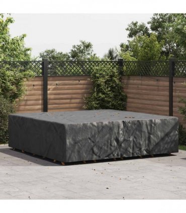 vidaXL Furniture Cover Plain Black 275 x 275 x 70 cm 600D