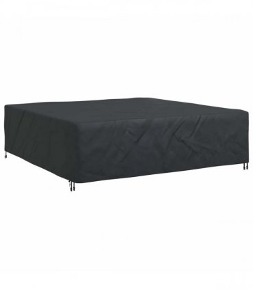 vidaXL Furniture Cover Plain Black 275 x 275 x 70 cm 600D