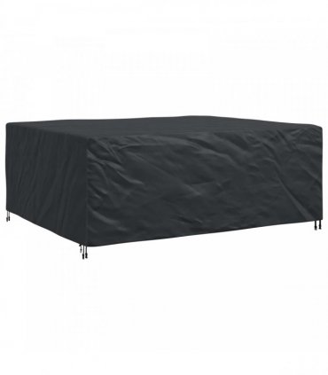 vidaXL Furniture Cover Plain Black 250 x 210 x 70 cm 420D