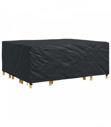 vidaXL Furniture Cover Plain Black 250 x 210 x 70 cm 420D