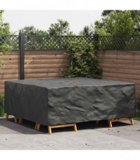 vidaXL Furniture Cover Plain Black 200 x 190 x 85 cm 420D