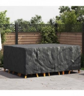 vidaXL Furniture Cover Plain Black 240 x 190 x 90 cm 210D