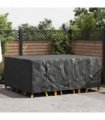 vidaXL Furniture Cover Plain Black 240 x 190 x 90 cm 420D