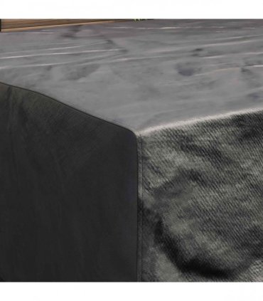 vidaXL Furniture Cover Plain Black 210 x 200 x 70 cm 420D