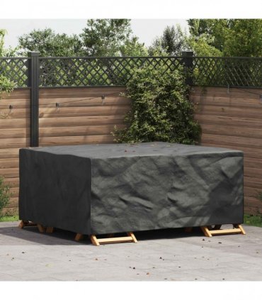 vidaXL Furniture Cover Plain Black 200 x 165 x 80 cm 420D